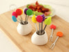 Fruit & Vegetable Candy Colored Fork