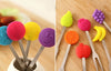 Fruit & Vegetable Candy Colored Fork